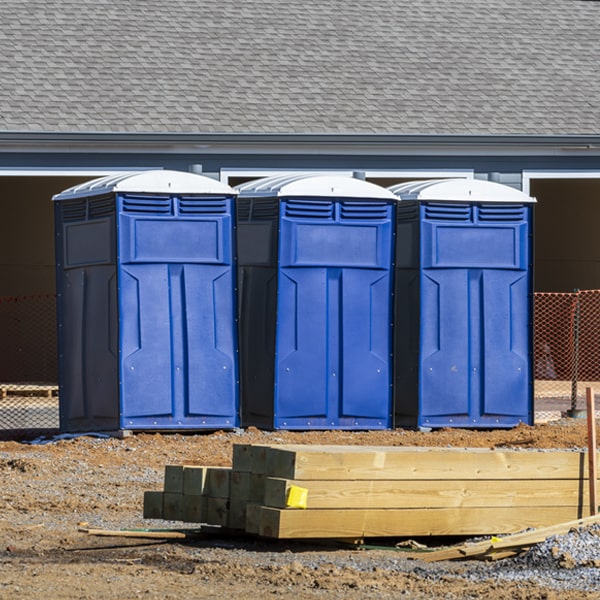 how do you dispose of waste after the portable toilets have been emptied in Xenia
